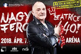 Contact nagy feró on messenger. Nagy Fero Eletmu Koncert Beatrice 40 Jegy Hu