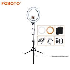 Hot Offer Fosoto Rl 18 55w 5500k 240 Led Photographic Lighting Dimmable Camera Photo Studio Phone Photo Ring Light Photography Lamp Light Photographic Lighting