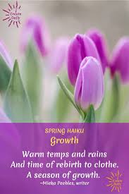 Check spelling or type a new query. Spring Haiku Poems To Put A Spring In Your Step Icreatedaily