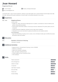 Professional opportunities in nursing are available at all levels, and assistants in nursing are in high demand. Registered Nurse Rn Resume Examples 2021 Guide