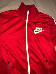Red Nike Track Jacket on Mercari | Red nike jacket, Nike track jacket, Red  nike