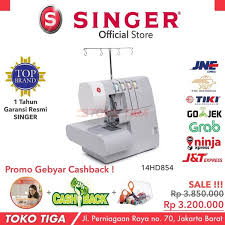 Cek juga apakah jarum tumpul atau bengkok atau tidak. Jual Mesin Obras Dan Neci Singer 14hd854 Heavy Duty Di Lapak Toko Tiga Mesin Jahit Bukalapak