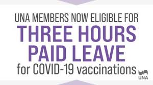 Emergency use authorizations — vaccines. Una Members Now Eligible For Three Hours Paid Leave For Covid 19 Vaccinations Una