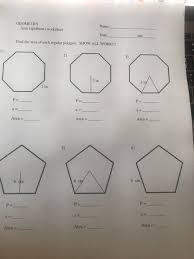 Learn vocabulary, terms and more with flashcards, games and other study tools. Solved Geometry Name Area Apothem Worksheet Date Hr Fin Chegg Com