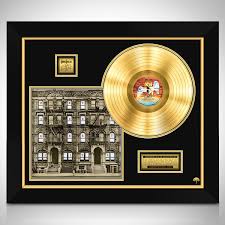 Led Zeppelin Physical Graffiti Gold Lp Limited Collectors Edition Cust Rare T