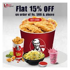 Mouth Watering Treat At Jaw Dropping Discount Kfc Food Chicken Foodie Chickenpopcorn Food Couponraja Kfc Kfc Offers Food Discount