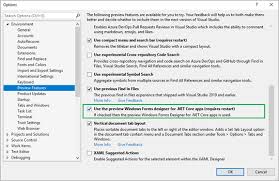 Running a winforms application inside web browser, winforms is not web. Microsoft Release Winform Designer For Net Core Develop Paper