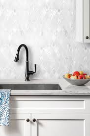 Elegant White Rhomboid Backsplash Tile Backsplash Com In 2020 White Backsplash Glass Backsplash Kitchen White Tile Backsplash