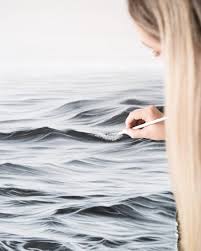 Artist Quits Day Job To Draw The Majestic Beauty Of Ocean Waves Full Time Ocean Drawing Ocean Wave Drawing Sea Drawing