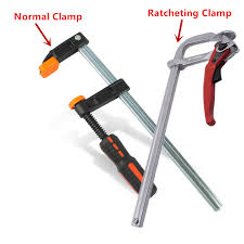 Bar clamps are never enough in the workshop. Woodworking Bar Clamp Clip Hobby F Clamp Release Squeeze Push And Hold Fixed Wood Grip Quick Ratchet Handle Diy Arts Crafts Home Kitchen