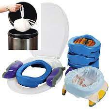 Kalencom Potette Plus 2 In 1 Portable Potty Training Seat Blue Portable Potty Potty Training Girls Toddler Potty Training