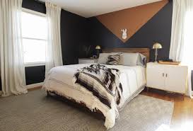 Diy Modern Color Block Wall Modern Bedroom Design Bedroom Paint Color Inspiration Bedroom Wall Colors