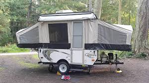 Camping in a pop up camper. Pop Up Tent Trailer Lets Family Upgrade Their Camping Trips Heraldnet Com