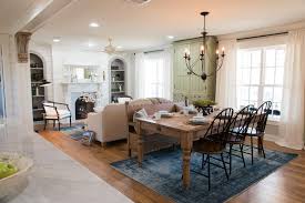 Episode 17 The Carriage House Magnolia Market Joanna Gaines Dining Room Fixer Upper Living Room Dining Room Combo