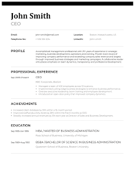 Resume samples for your 2021 job application. The 10 Best Executive Cv Examples And Templates