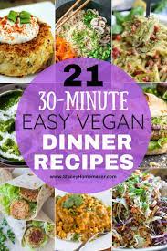 Add green pepper, mushrooms, salt and black pepper. 21 Family Favorite Easy Vegan Dinner Recipes Ready In 30 Minutes Stacey Homemaker