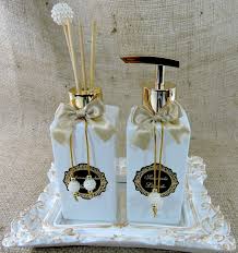 Kit Branco Com Bandeja Lavabo E Banheiro Bandeja Lavabo Banheiro Bandeja