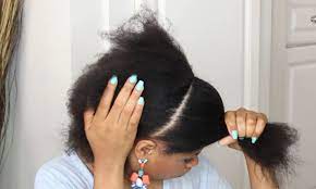 A quick and easy hairstyle is the perfect solution. Step By Step Guide To A Fabulous 10 Minute Natural Hair Style African Vibes Magazine