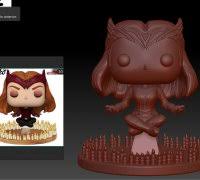 marvel statue wanda" 3D Models to Print