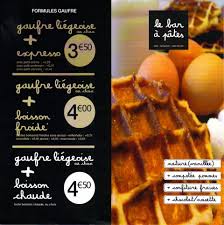 Le Bar A Pates Bar A Pates Gaufre Chocolat Gaufres