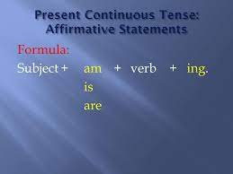 Present continuous (progressive) tense refers to actions happening in present time. The Present Continuous Tense Ppt Download