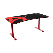 AROZZI Arena 63 in. Rectangular Red Computer/Gaming Desk with Legs, Full  Surface Desk Mat, Cable Management, Monitor Cutouts ARENA-NA-RED - The Home  Depot