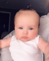 Hispanic people can also have natural blonde hair. Rebecca Ray On Twitter My Baby Blue Eyes Blonde Hair Hispanic
