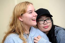 A-level results come in to Netherhall Sixth Form Centre