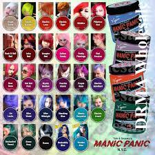 Manic Panic Classic Semi Permanent Vegan Hair Dye Color All Colors 4 Oz New Manic Panic Hair Dye Vegan Hair Dye Hair Dye Colors