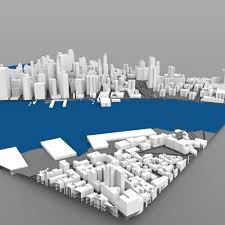 Lower Manhattan Cityscape 3ds And Obj 3d Model Obj 3ds Mtl Pdf 16 Lower Manhattan Cityscape 3d Model