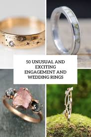 Asymmetrical engagement ring and diamond wedding ring. Diy Wedding Accessories Archives Weddingomania