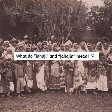 What are some of the names and labels said for Indian indentured labourers by their respective communities in the numerous countries they were taken to? Trinidad and Tobago - Jahājī and Jahājin.