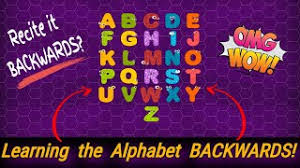 It is to write it out forwards and then either read it out backwards, or rewrite it the. Abc Alphabet Songvlip Lv