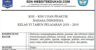 Inilah pembahasan selengkapnya mengenai contoh proposal ujian praktek bahasa indonesia smp. Kisi Kisi Ujian Praktik Bahasa Indonesia Sma 2018 Masnurul