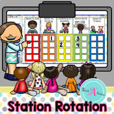 Daily 5 Station Rotation Chart For Activinspire Promethean Board