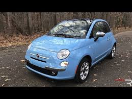 On this page, you will find all of the key specs for the fiat 500 hatchback from overall fuel efficiency in mpg and its top speed in mph, to running costs, dimensions, data and lots more. 2017 Fiat 500 Lounge Redline Review Youtube