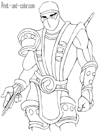 Mortal kombat coloring pages are a fun way for kids of all ages to develop creativity, focus, motor skills and color recognition. Free Printable Mortal Kombat 9 Sub Zero Hareketleri Cute766