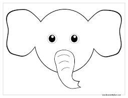 Elephant Head Coloring Page Elephant Coloring Page Animal Coloring Pages Dog Coloring Page