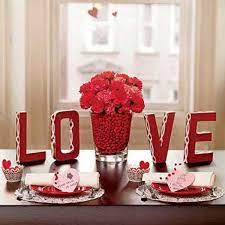 How To Decorate The House For Valentine S Day Valentine Day Table Decorations Valentines Day Dinner Valentines Day Party