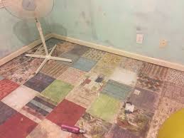 My Version Of The Paper Bag Floor I Started With The Regular Brown Bag And It Was Way Too Boring For Me Got A Bi Paper Bag Flooring Paper Flooring Flooring