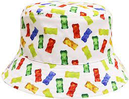 Amazon Com City Hunter Bd1950 Gummy Bear Bucket Hats White Clothing Bucket Hat Fashion Hats Cute Hats