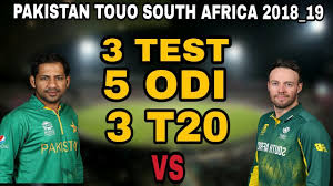 Pakistan beat south africa by 49 runs. Pakistan Tour Of South Africa 2018 19 Schedule Venue And Fixtures Pak Vs Sa 2018 19 Youtube