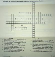 An interactive mathematical crossword for you to do online. Complete The Crossword Puzzle Using Vocabulary Terms Chegg Com