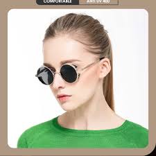 Jual Gentle Fawn Kacamata Sunglasses Anti UV 400 Anti Silau Bentuk Bulat  Bahan Metal Style Retro Fashion Pria Wanita Trendy 371