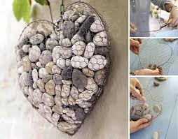 Steindeko Basteln Mit Naturmaterialien Deko Bastelprojekte Naturmaterialien