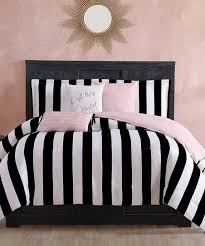 This black and white comforter set includes a duvet, a flat sheet, and two pillow cases. Juicy Couture Black White Cest Tres Juicy Cabana Stripe Six Piece Reversible Comforter Set Best Price And Reviews Zulily