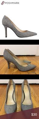 Nine West Martina Black And White Pumps Size 8 Black And White Fabric Pattern I Had A Brief Stint Working In A Corporate Office And Black White Pumps White Pumps