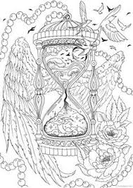 Realistic tattoo coloring pages for adults. Tattoo Coloring Book