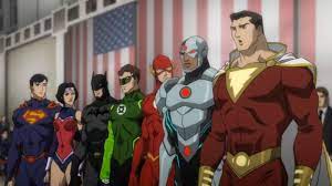 La serie animada y batman beyond nombre:… Shazam Quiere Reunir A La Liga De La Justicia Dc Comics