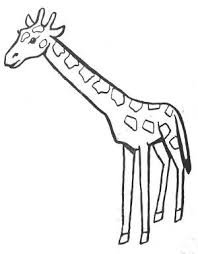 À partir du centre du rectangle comment dessiner un girafe facilement ? Coloriage A Dessiner Girafe Et Girafon